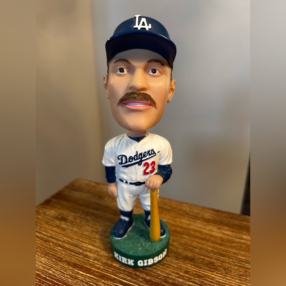 🧢 Collectors Addition 2001 Kirk Gibson LA Dodgers Bobblehead Figurine